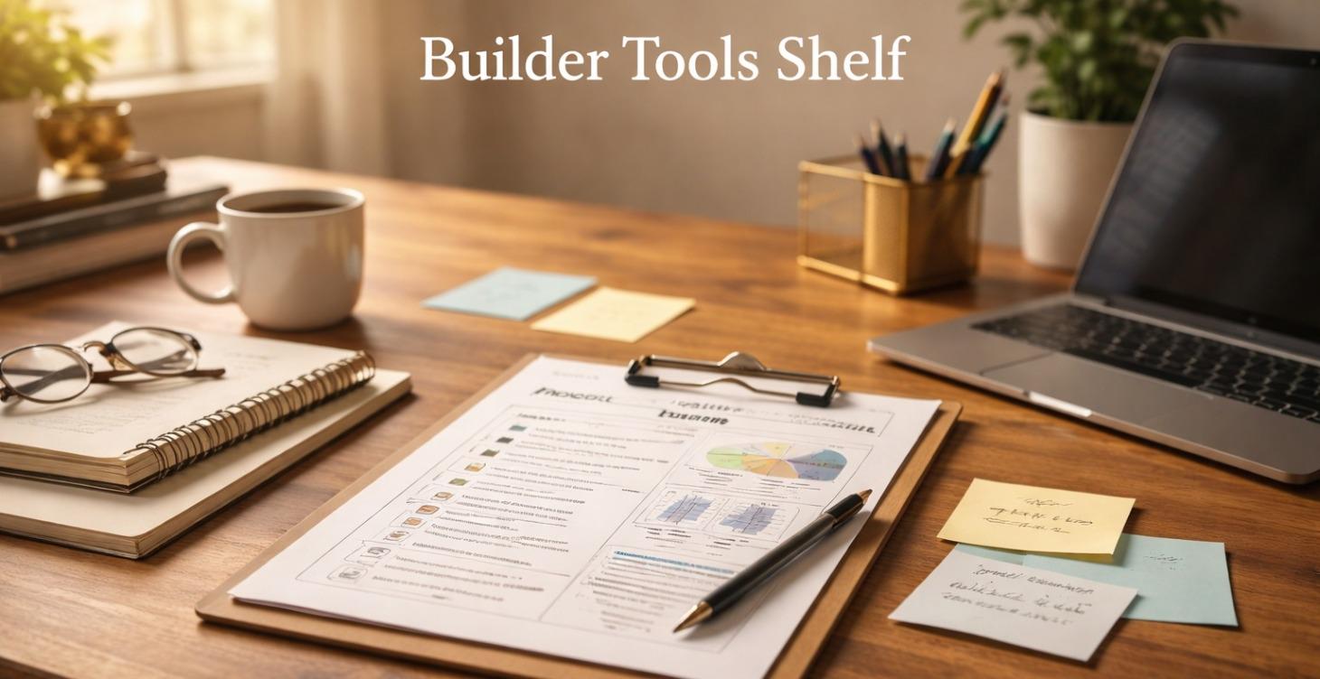 The Builder Tools Shelf