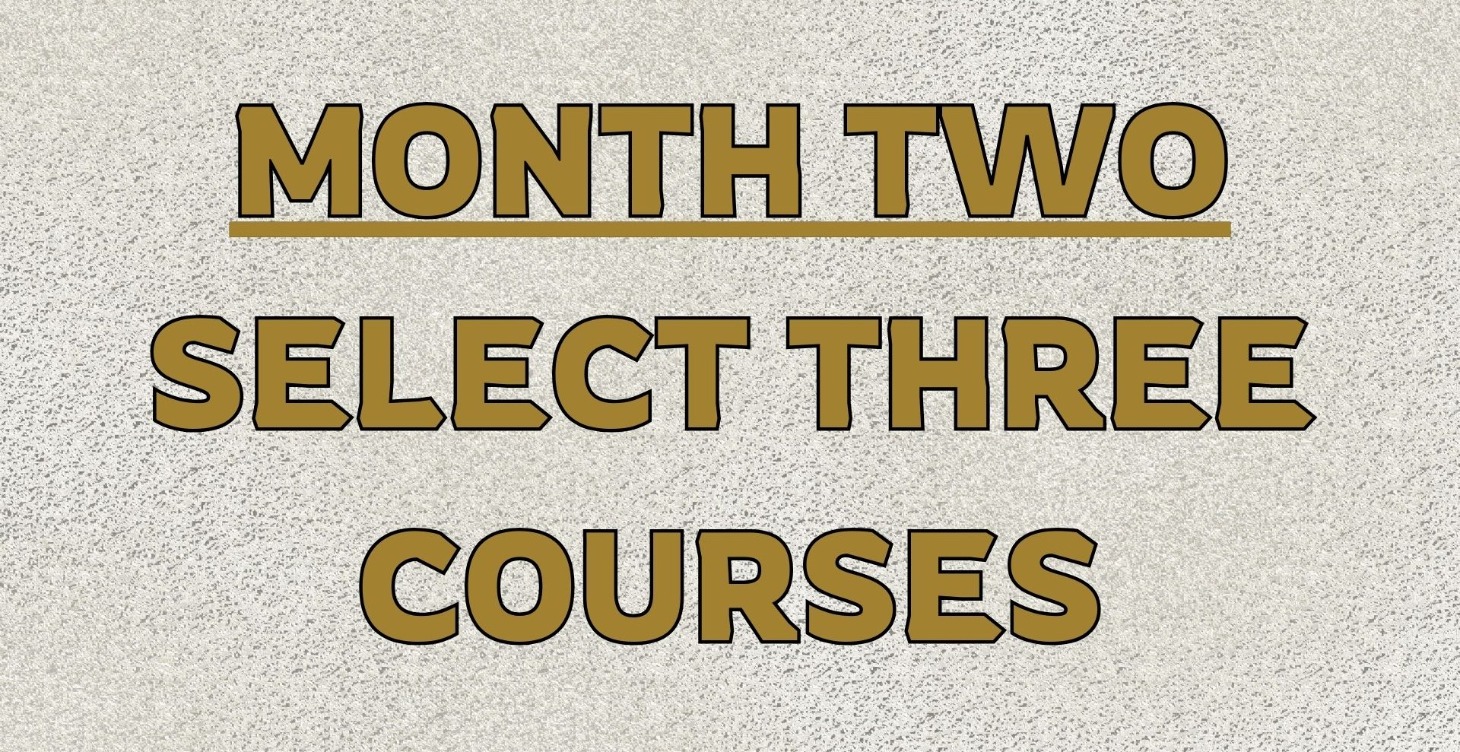 MONTH 2 COURSE SELECTION FORM