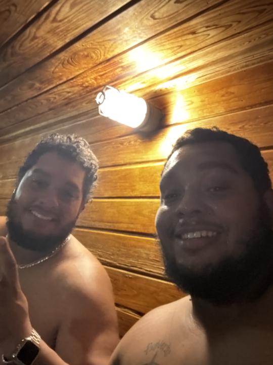 Late night family scriptures and cardio session
