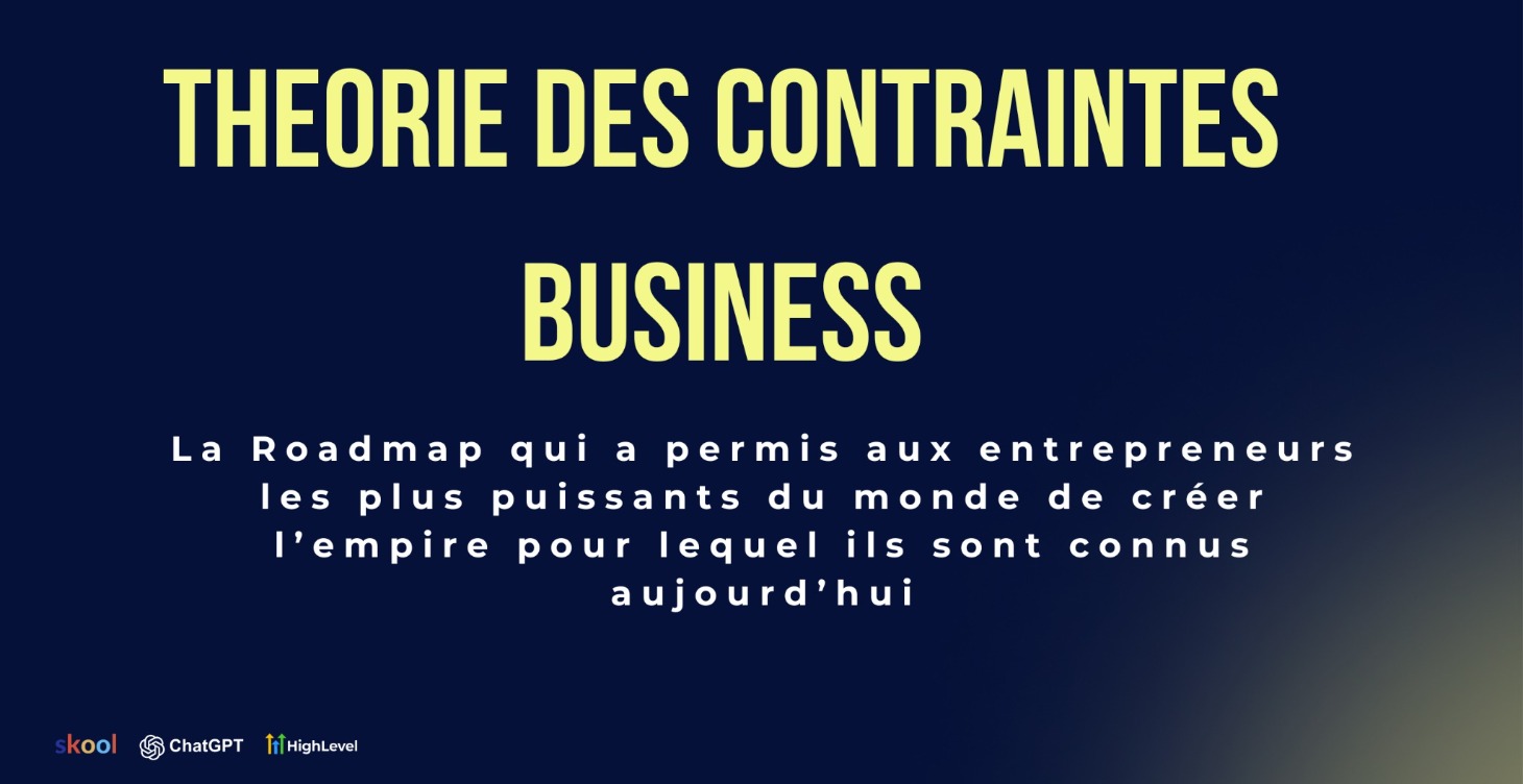 Le Secret derrière la Théorie des contraintes