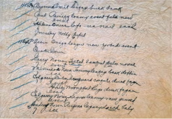 Learned any history lately? Mine is a code hidden in an 1880s secret pocket...