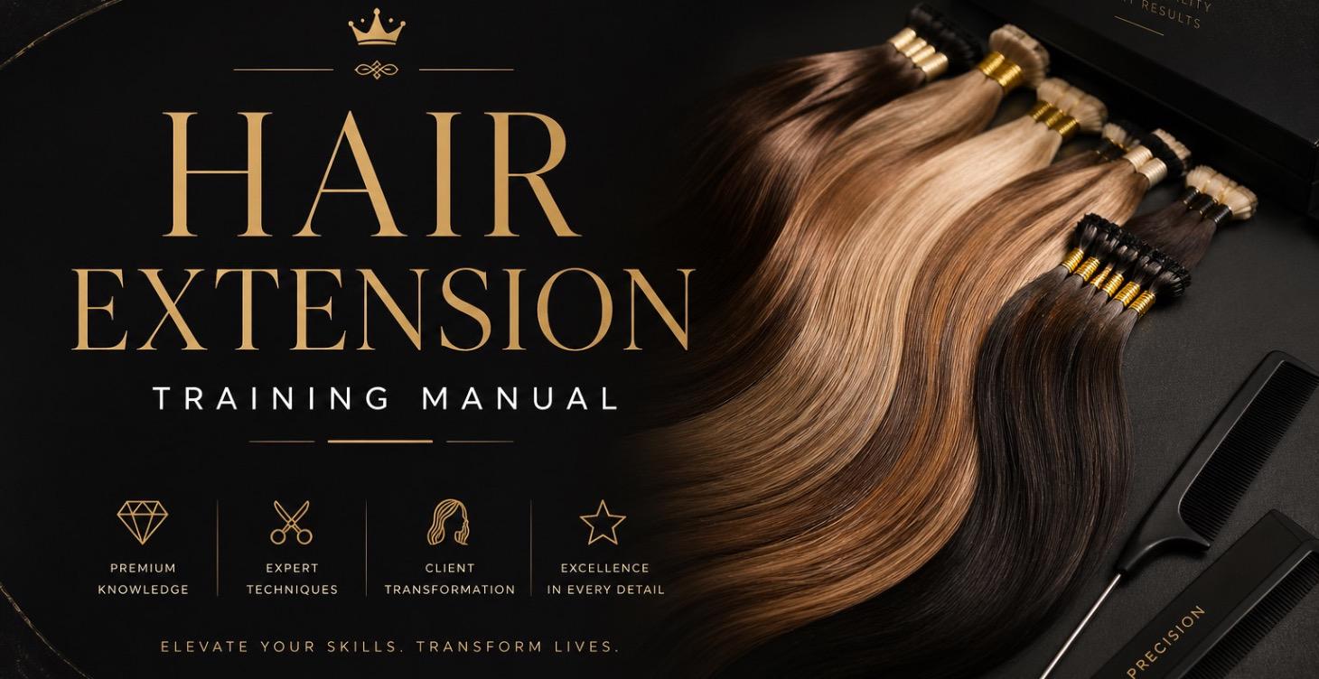 Premium handwritten hair extension manual