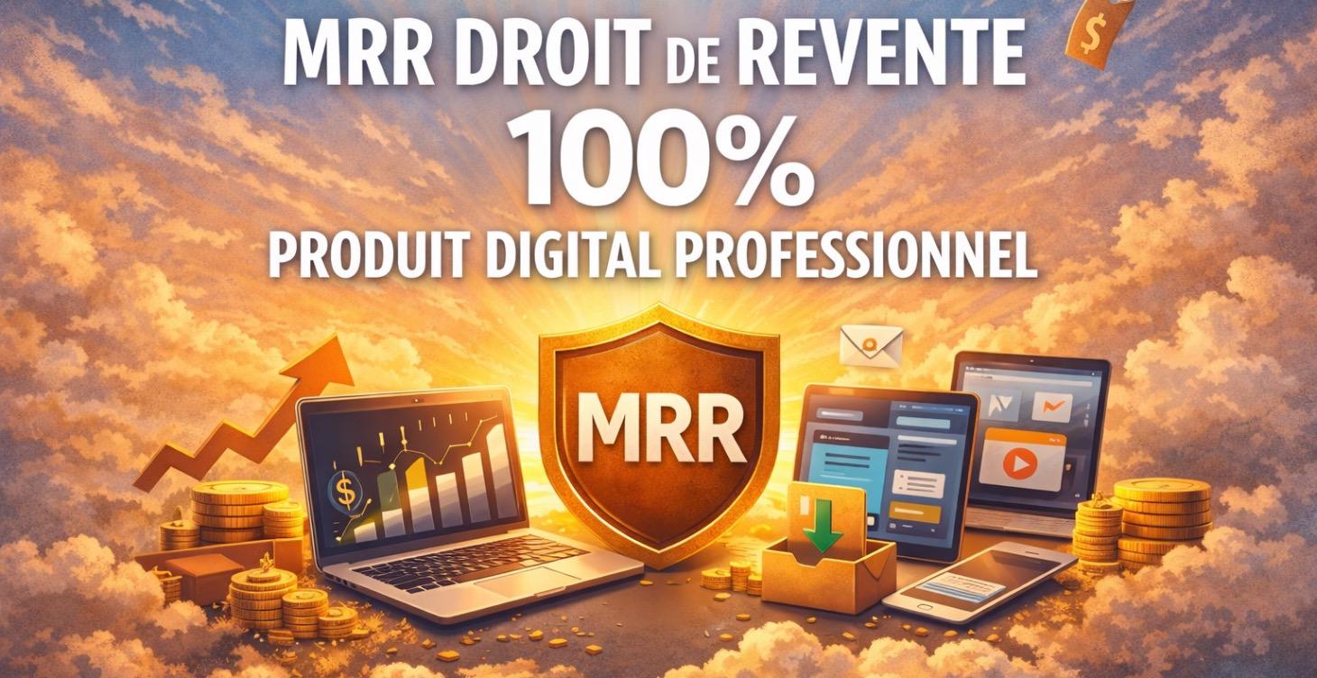 MRR 100% REVENDEZ & GARDEZ 100% DES PROFITS