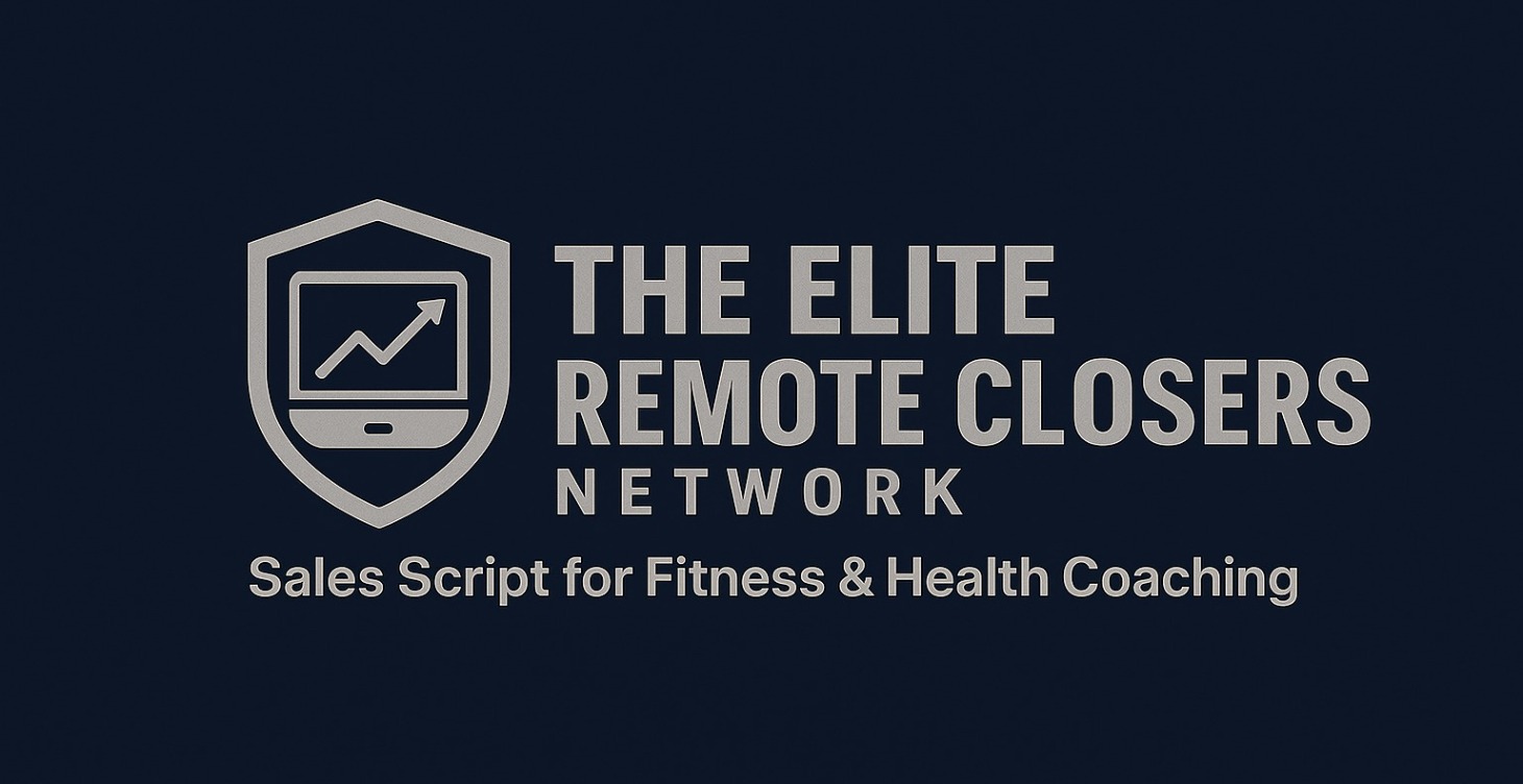 Sales Script for Fitness & Health Coaching