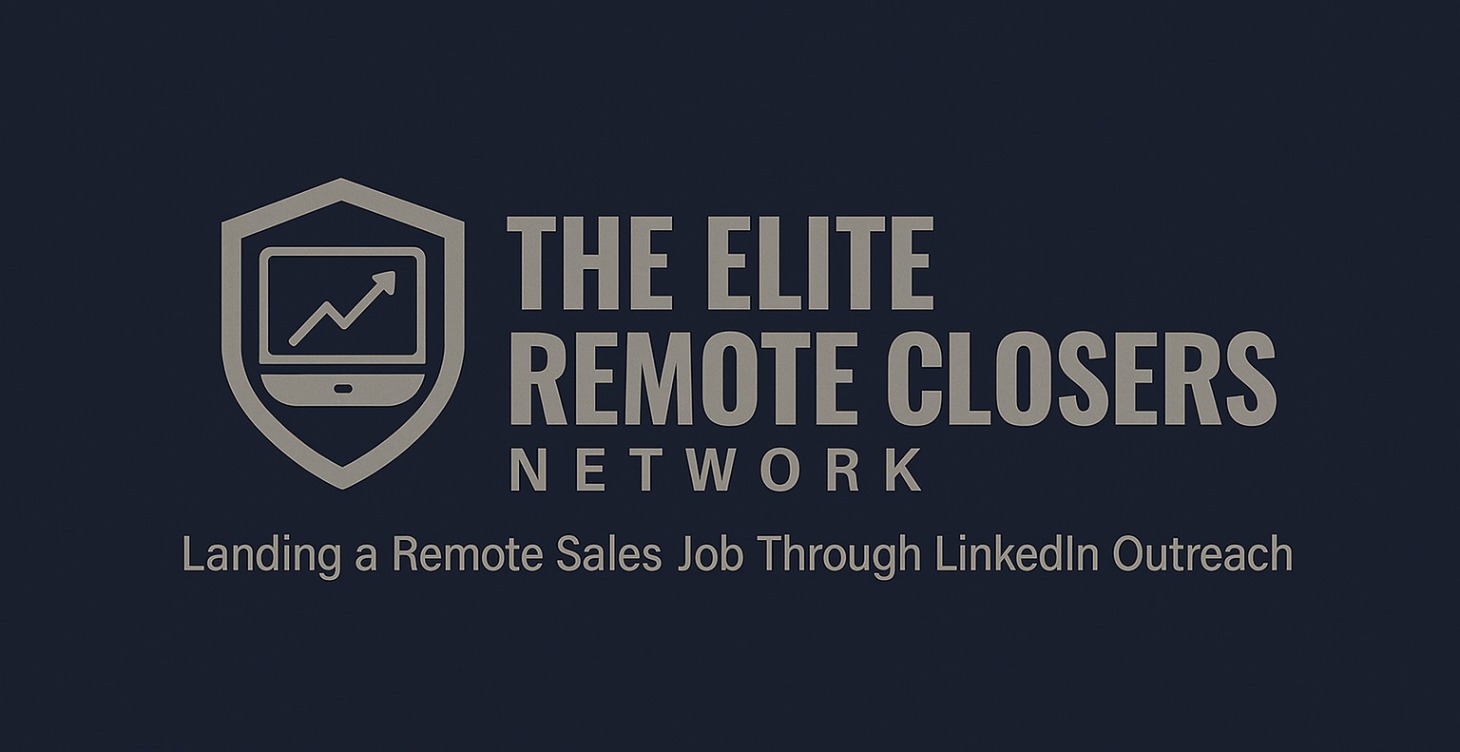 Landing Remote Sales Jobs via LinkedIn Outreach