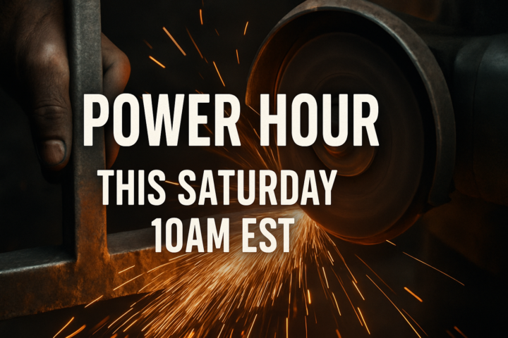 💥 POWER HOUR — THIS SATURDAY @ 10AM EST 💥