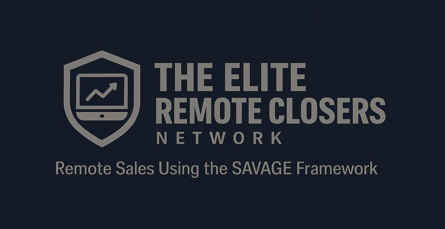 Remote Sales Using the SAVAGE Framework