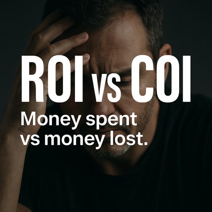 ROI and COI - You MUST Understand These Concepts