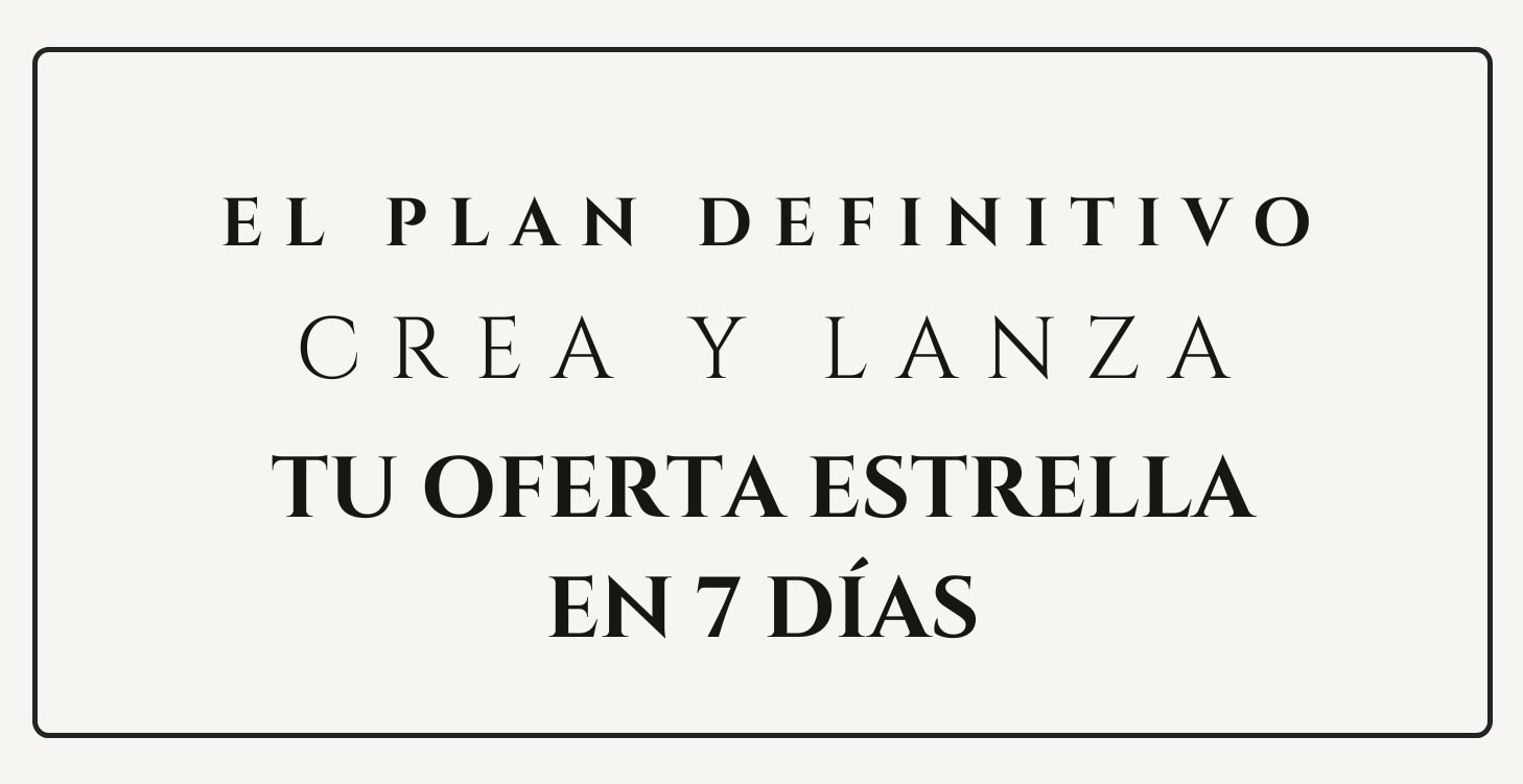 Curso de Bienvenida - Lanza y Vende en 7 Días