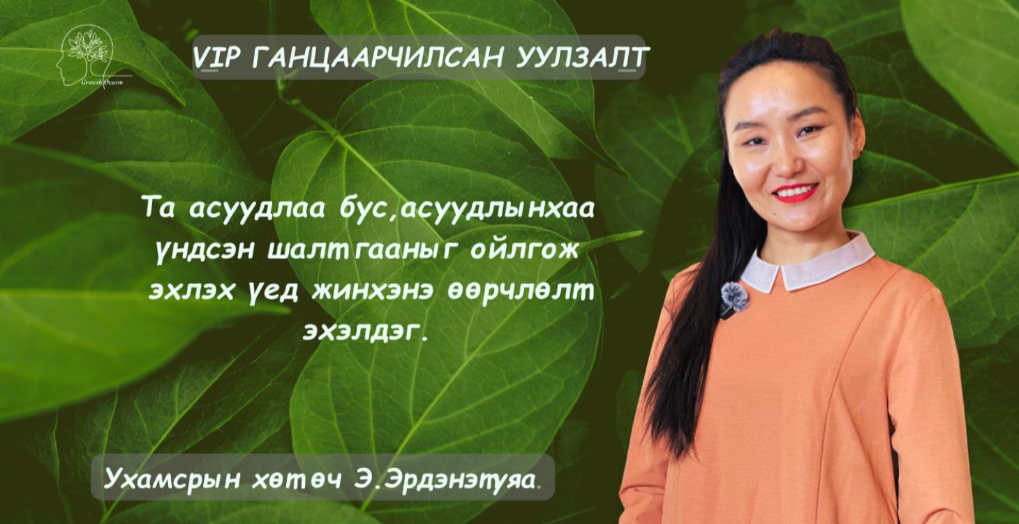 VIP Ганцаарчилсан уулзалт