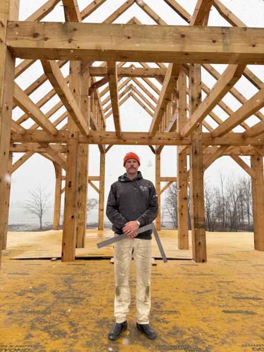 Timber Frame Lake House 