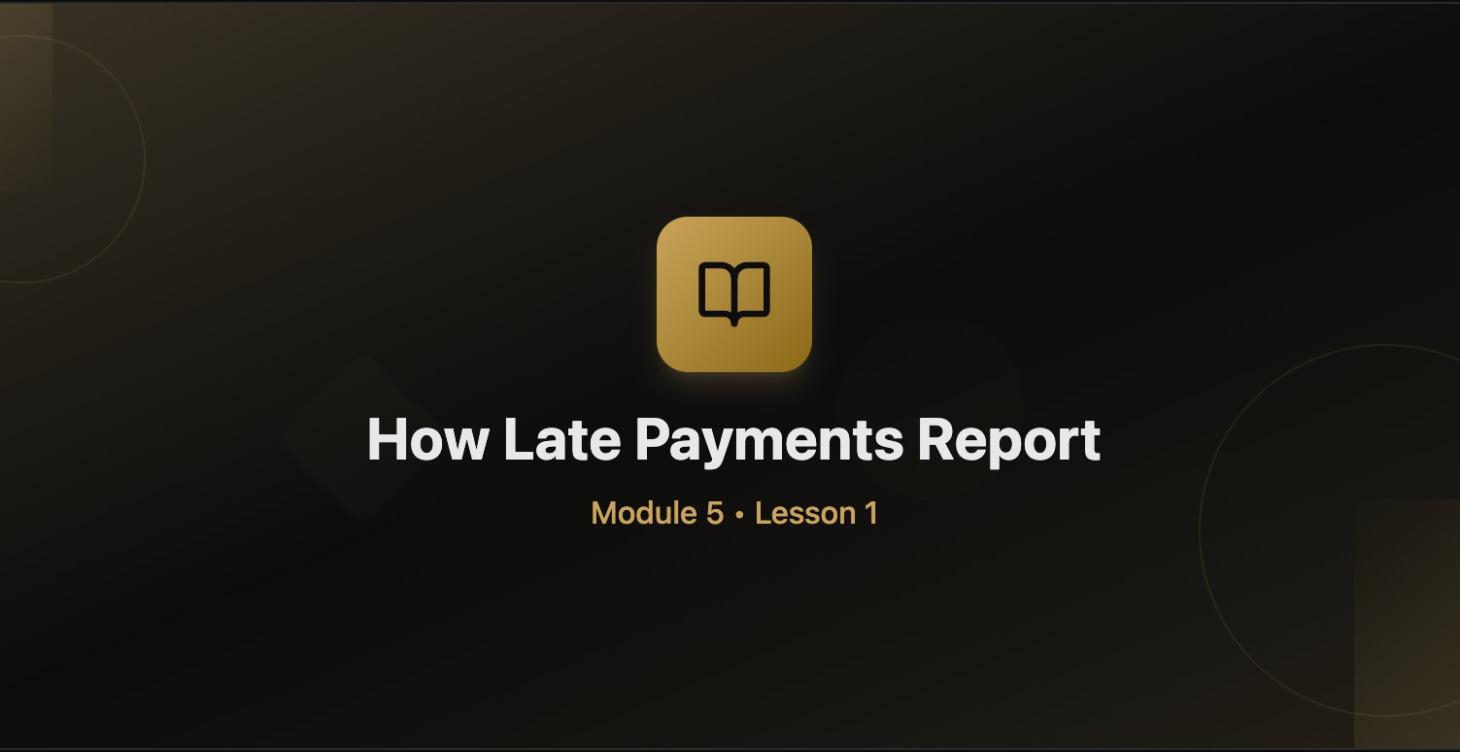 Late Payment Removal System