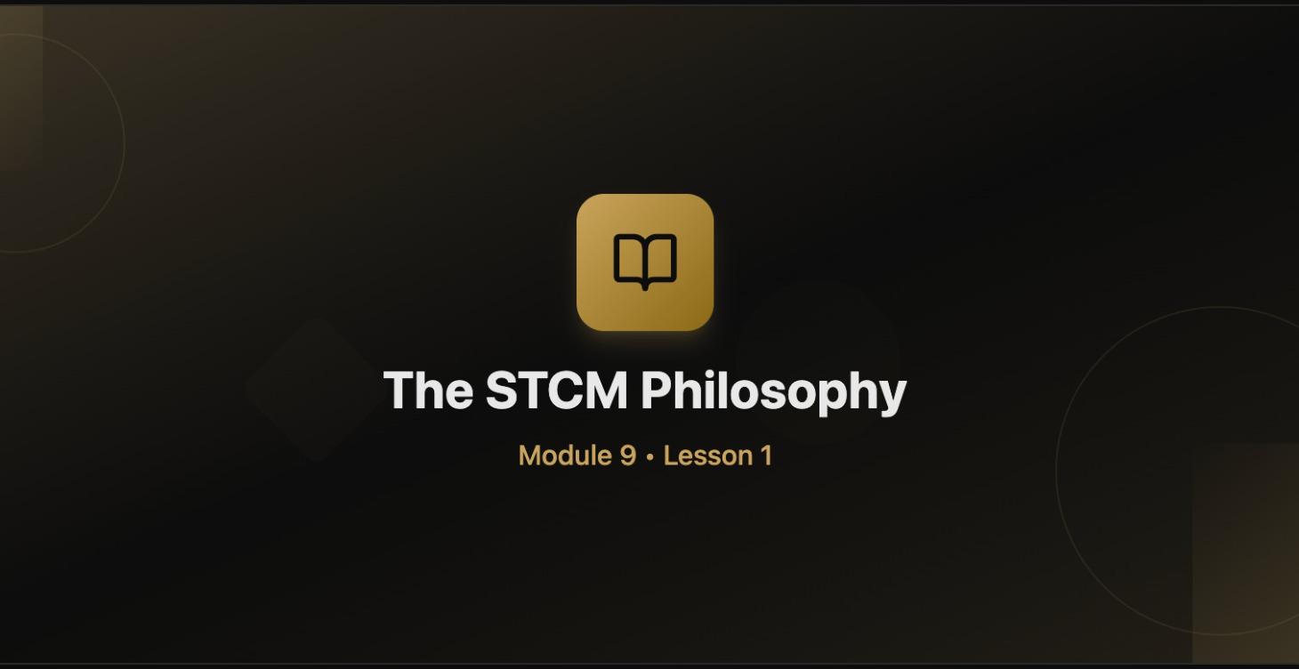 The STCM Philosophy (System to Control Money)