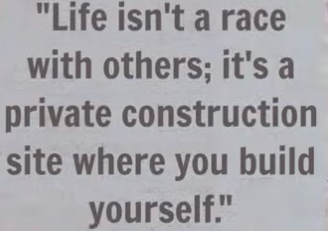Life isn't a Race ... 🚄