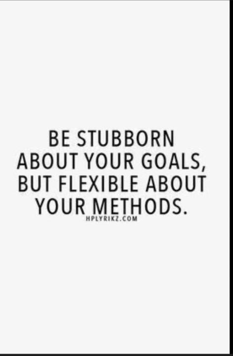 Be Flexible