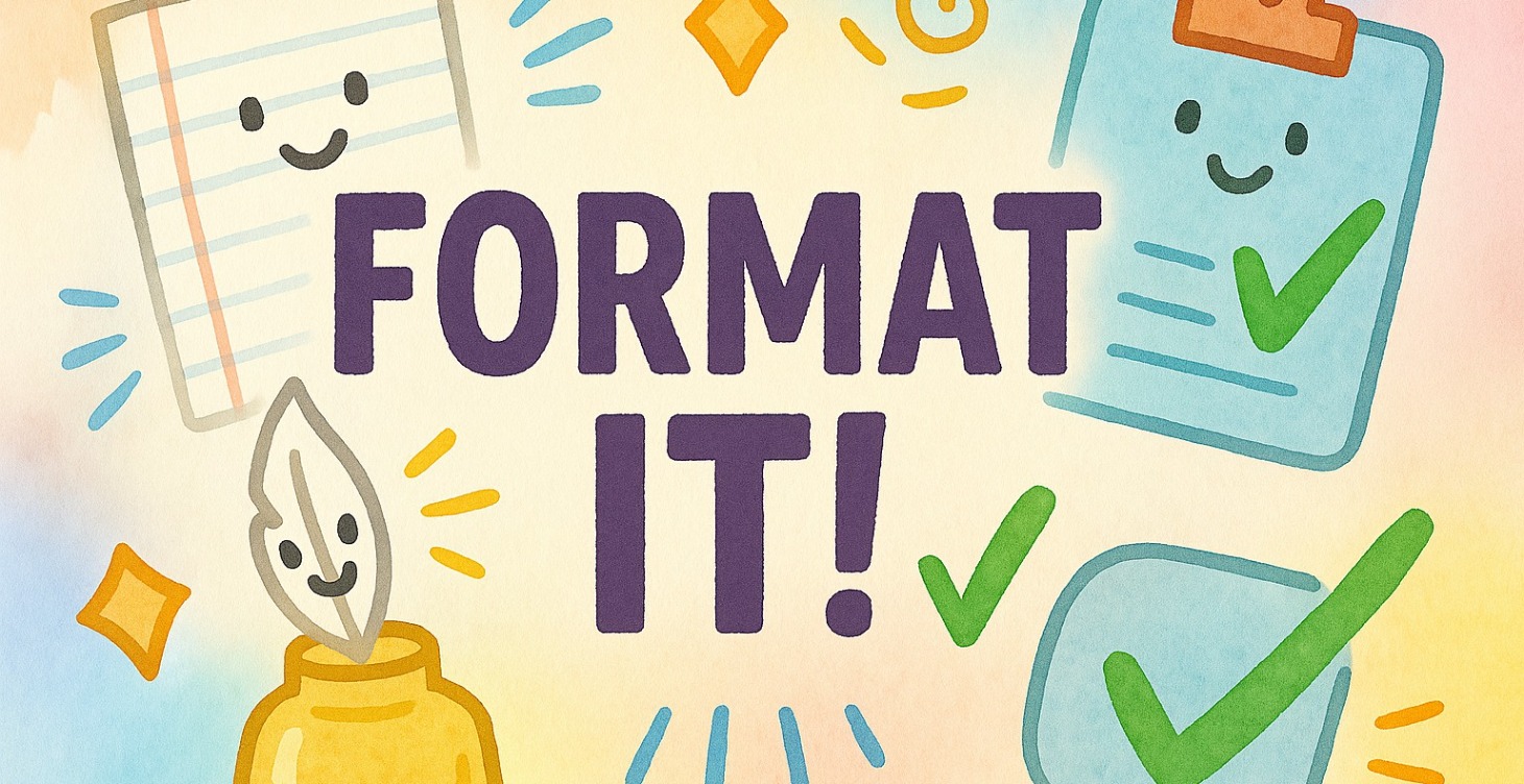 📐 Phase 3: Format It
