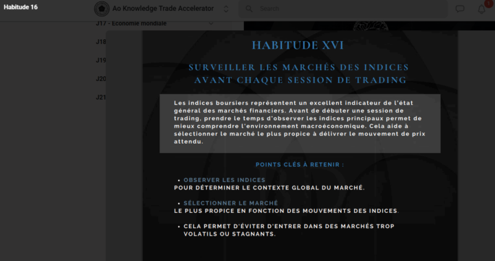 J 16 Les indices