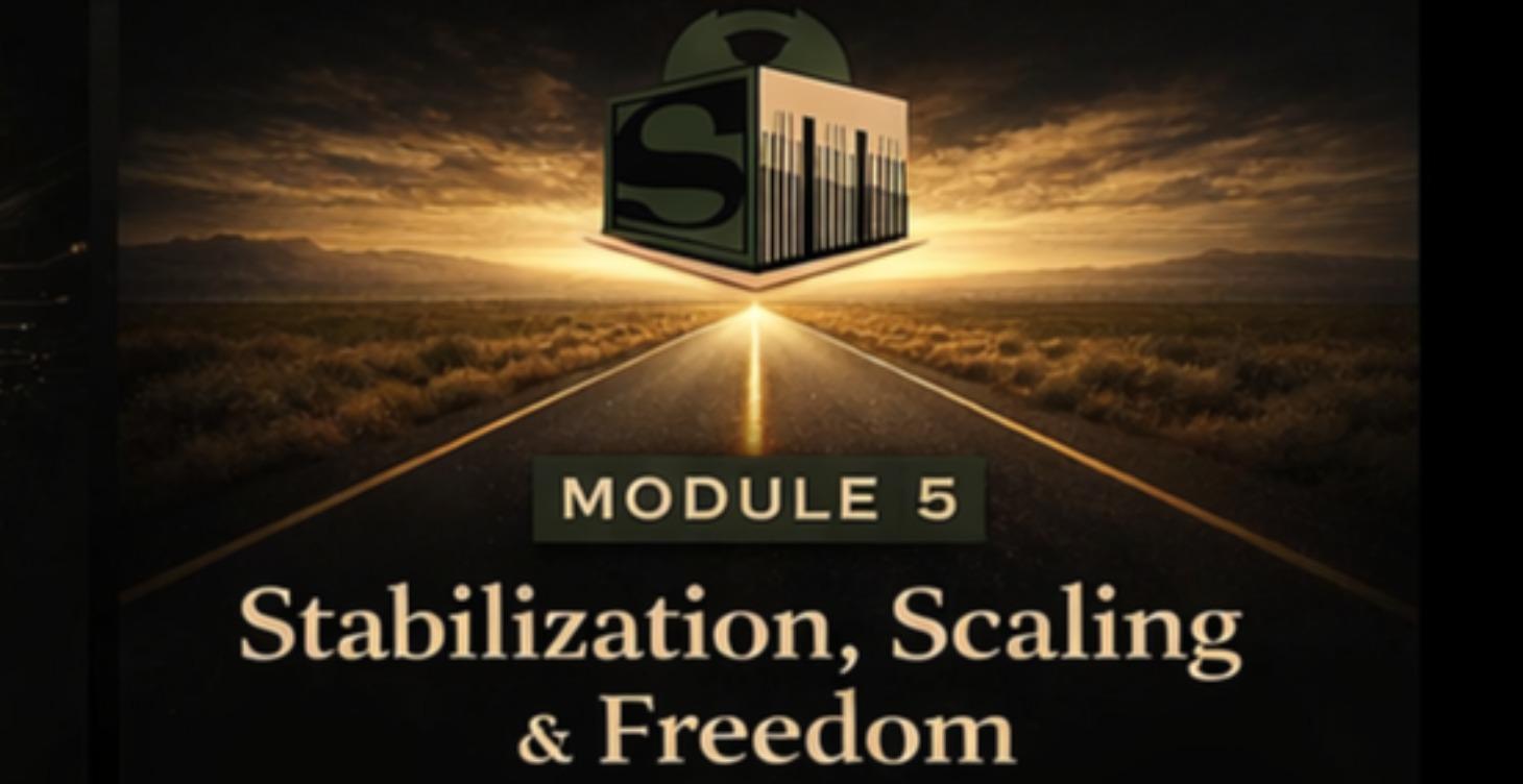 MODULE 5 - Stabilization, Scaling & Freedom