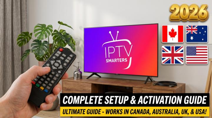 IPTV Smarters Full Activation Guide 2026: Stream 4K Lag-Free