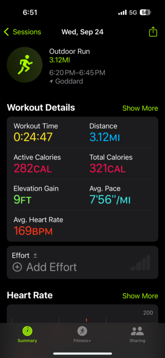 5k New PR 09/24/25
