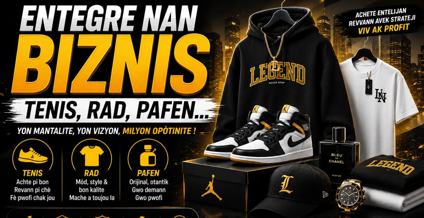 ENTEGRE NAN BIZNIS TENIS,RAD,PAFEN