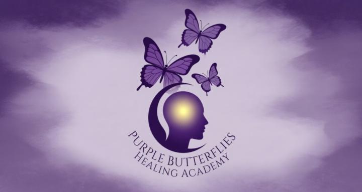 Purple Butterflies Healing