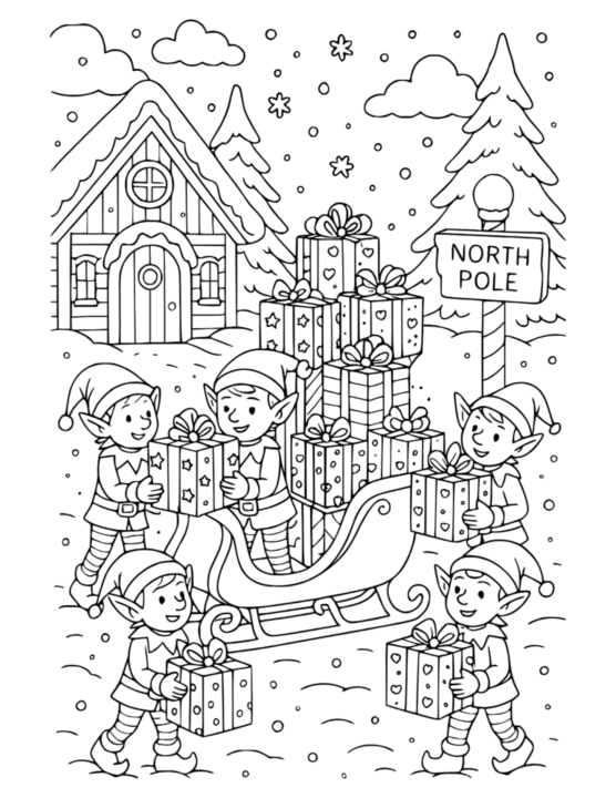 🎄Weekly Coloring Page Drop & AI Prompt Challenge - Week Of 12/01