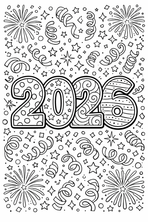 🤩Weekly Coloring Page Drop - Week Of 12/29/25