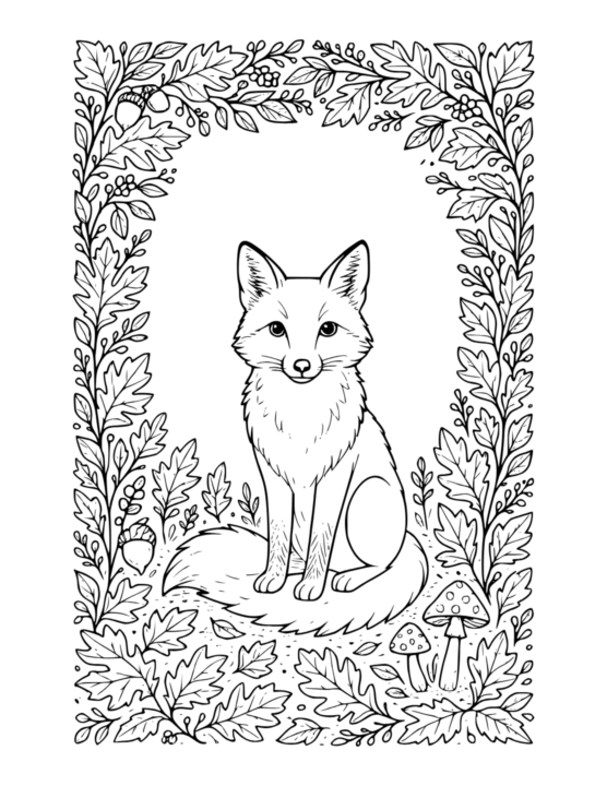  🦊Weekly Page Drop – Cozy Fall Fox - Week Of 11/17