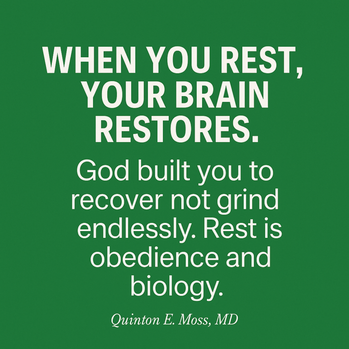 We were made to rest 