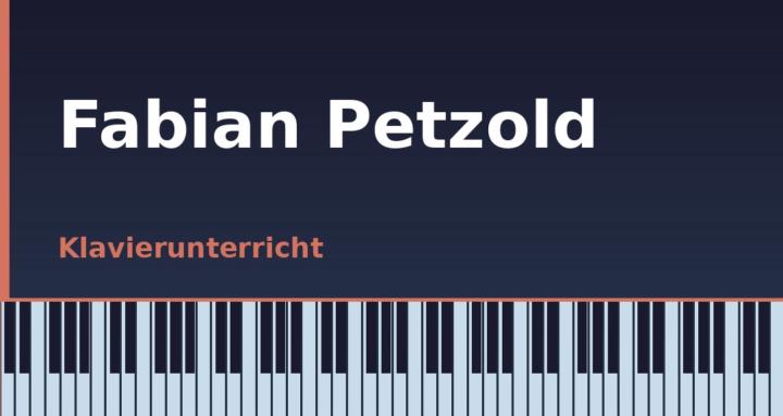 Fabian Petzold Klavier