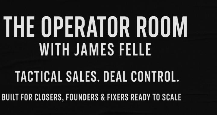 The Operator Room James Felle