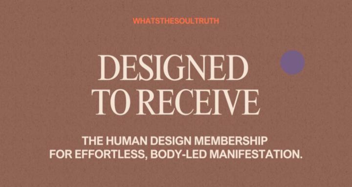 Designed To Receive