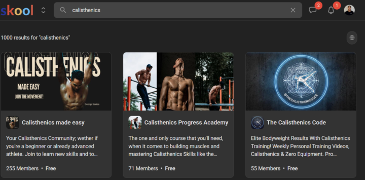 🥳#1 Calisthenics Community on Skool - STILL! 