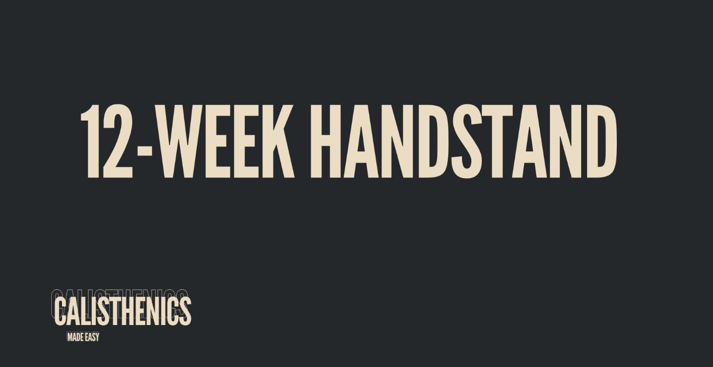 12-WEEK Handstand Plan