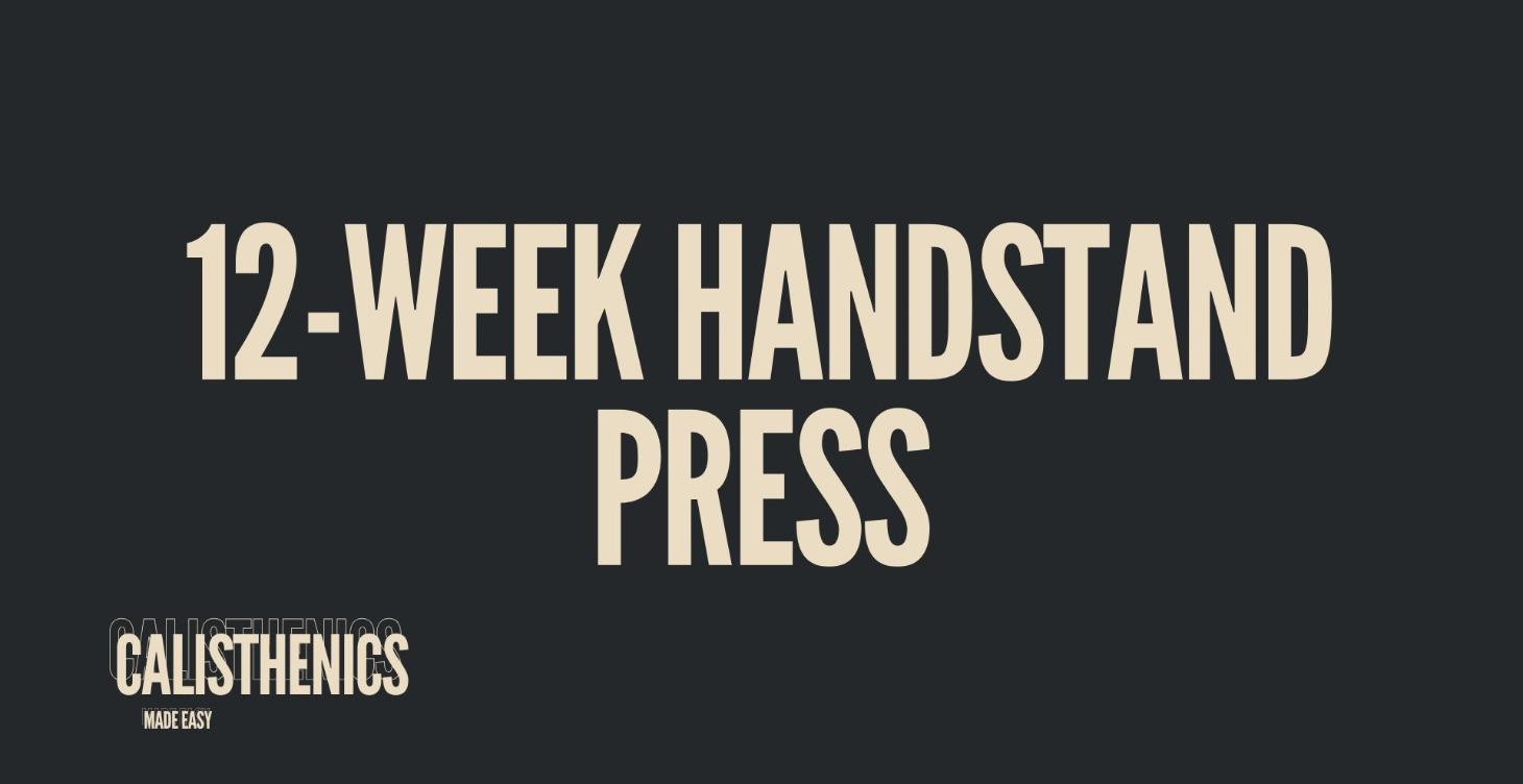12 - WEEK Handstand Press