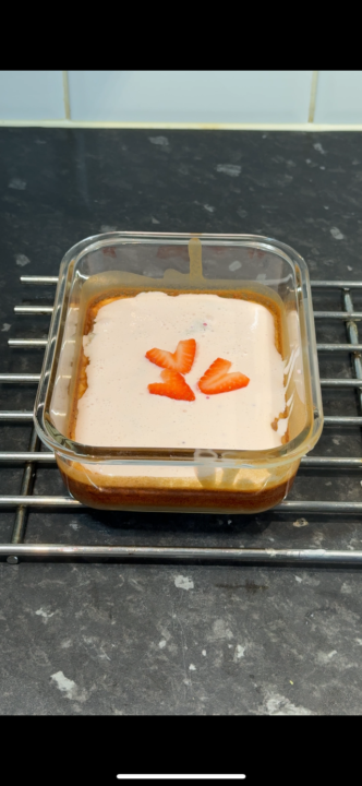 🍓  Tasty Tuesday: Strawberry Shortcake Baked Pancake