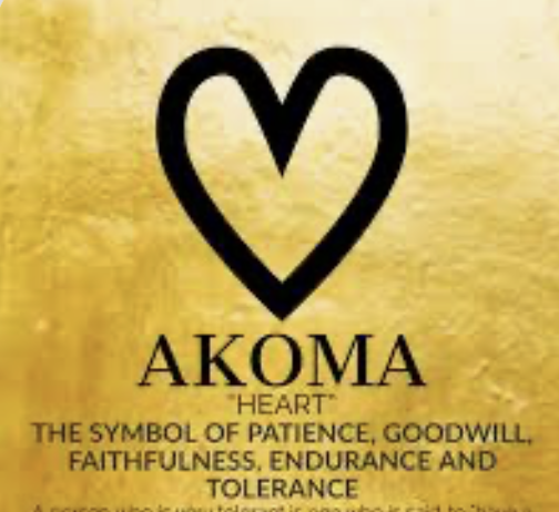 B&W Nya Akoma~ (Today- 2/13- is Black Love Day)