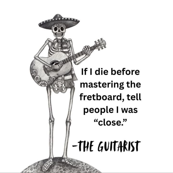 Because you never master 