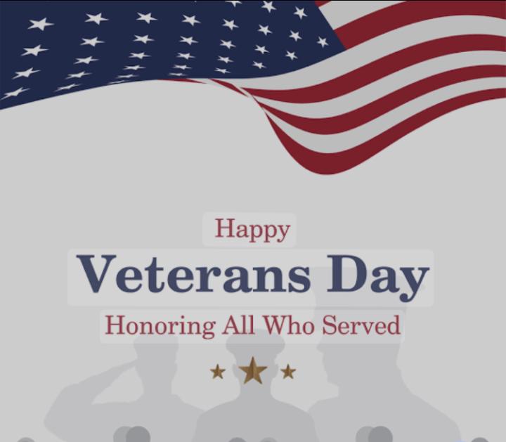 Happy Veterans Day to our fearless leader and all of those who served!!