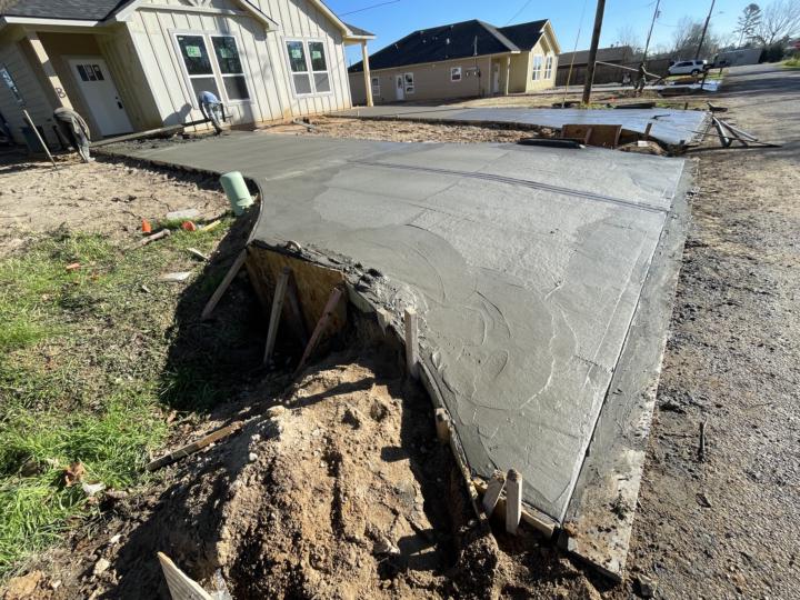 Driveways Completed!!!