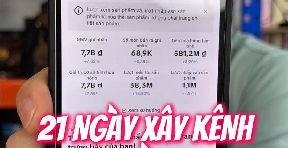 Hành trình xây kênh Tiktok không lỗi lầm ở đây