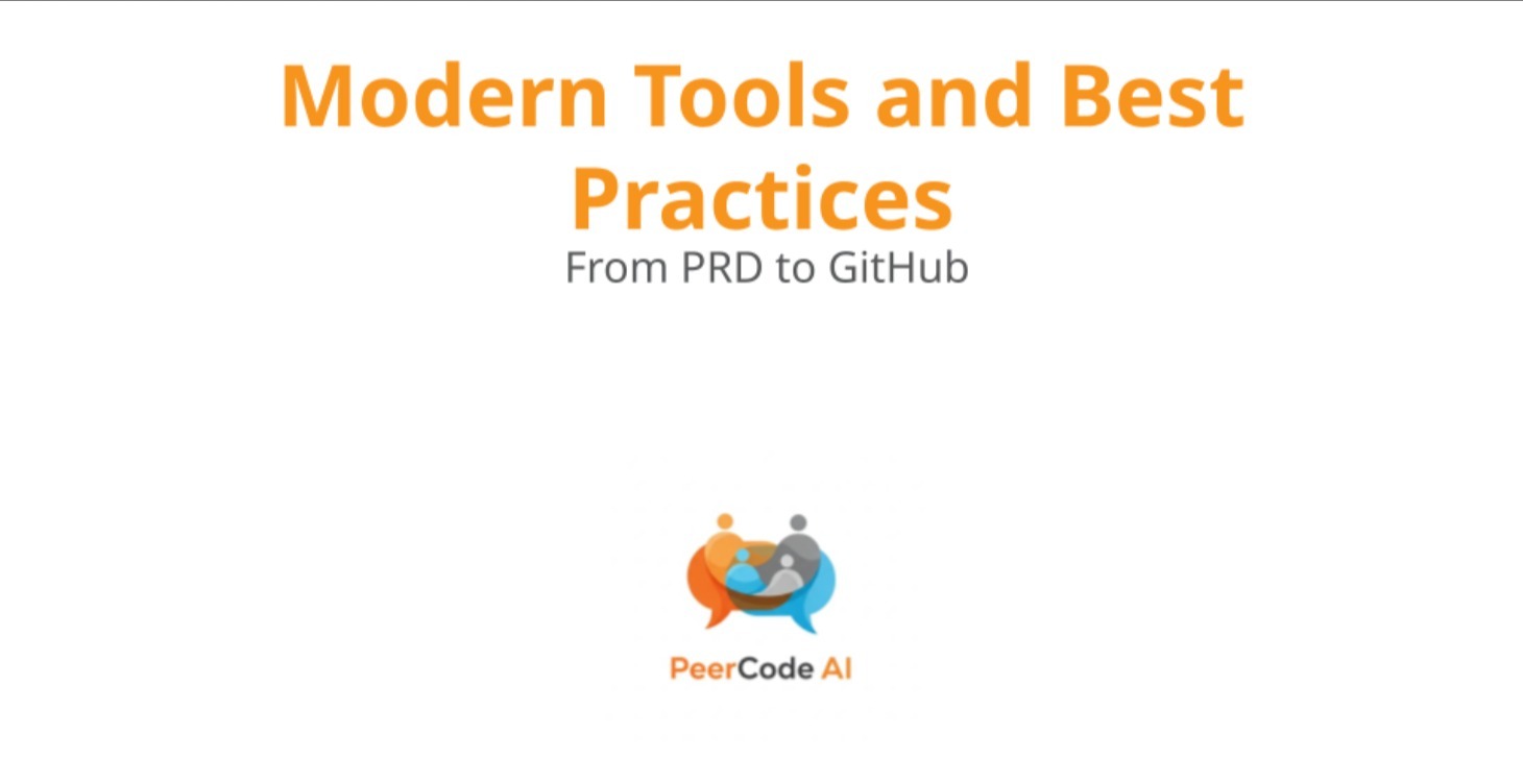 Modern Tools / Best Practices