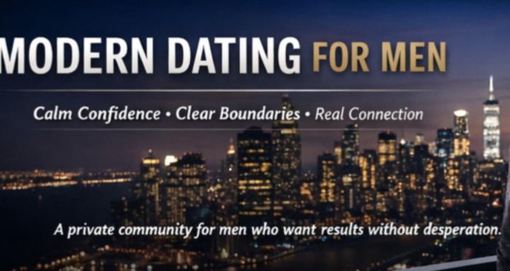 Modern dating for men
