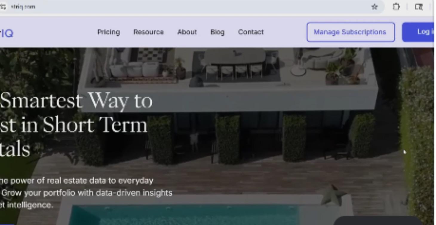 strIQ Comps Dashboard Training