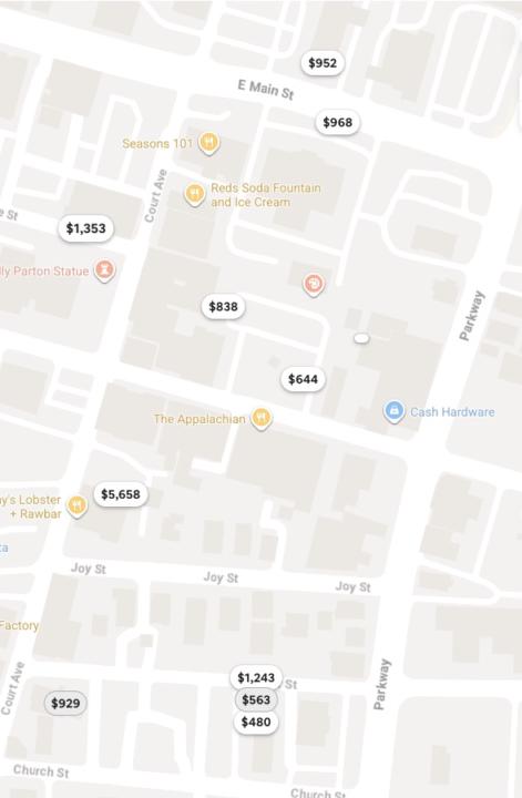 Fixes Needed, Pulling Comps in downtown Sevierville