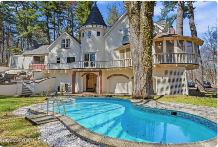 Poconos castle! Unique property!