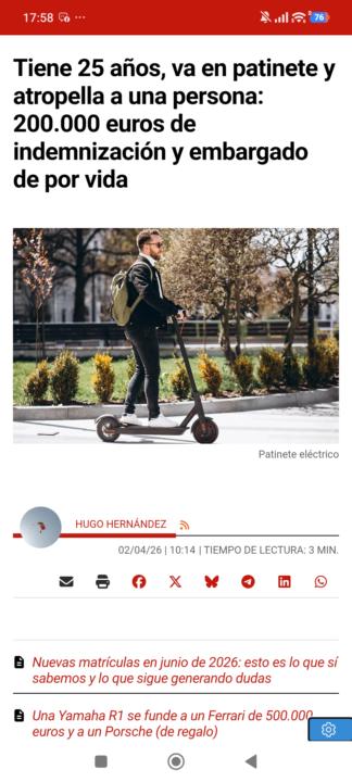 200.000€ de Multa por atropellar a una persona