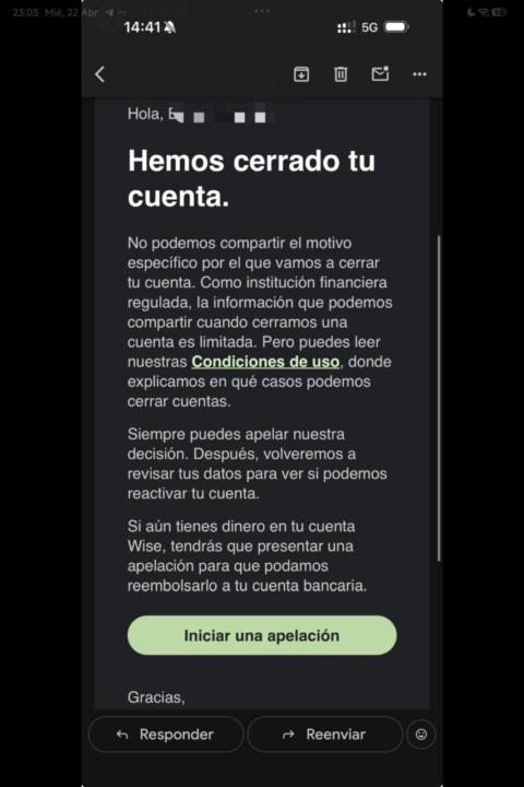 ⚠️ Alerta - Cuenta cerrada con 25.000€ 😱