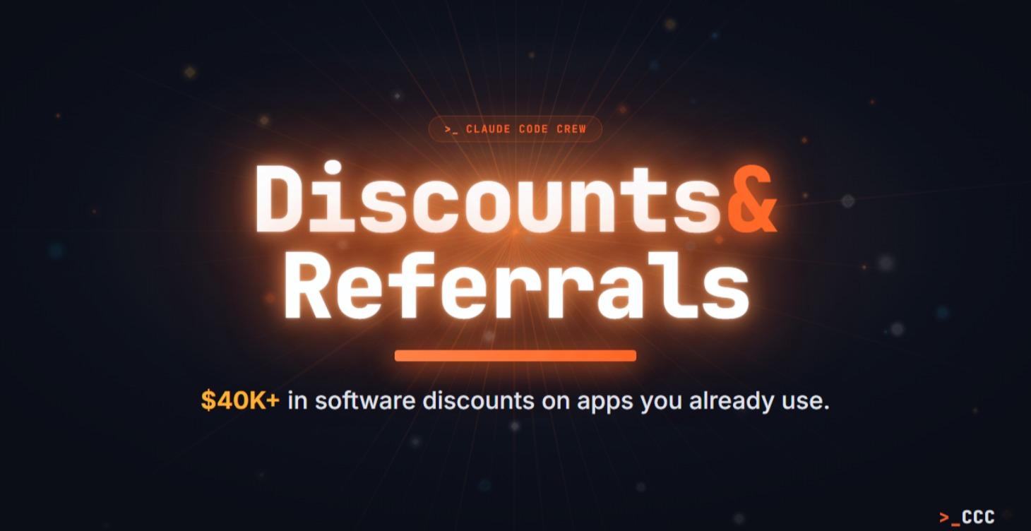 Discount & Referral LInks